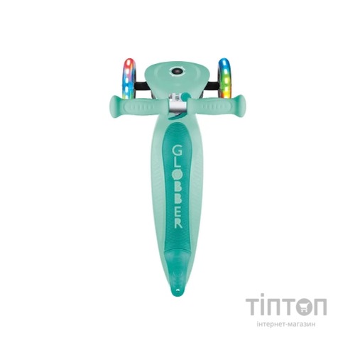 Самокат Globber Primo Foldable Lights колеса з підсвіткою до 50 кг 3+ М'ятний (432-206-3)