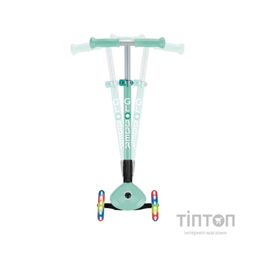 Самокат Globber Primo Foldable Lights колеса з підсвіткою до 50 кг 3+ М'ятний (432-206-3)