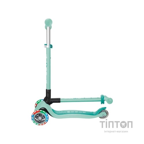 Самокат Globber Primo Foldable Lights колеса з підсвіткою до 50 кг 3+ М'ятний (432-206-3)