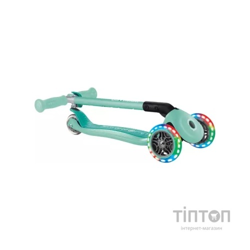 Самокат Globber Primo Foldable Lights колеса з підсвіткою до 50 кг 3+ М'ятний (432-206-3)
