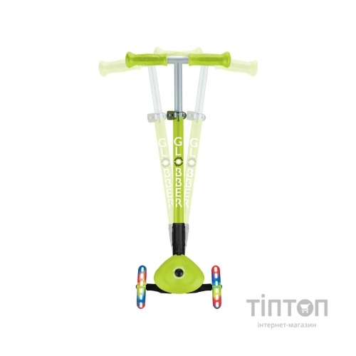 Самокат Globber Primo Foldable Lights колеса з підсвіткою до 50 кг 3+ Зелений (432-106-3)