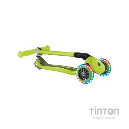 Самокат Globber Primo Foldable Lights колеса з підсвіткою до 50 кг 3+ Зелений (432-106-3)