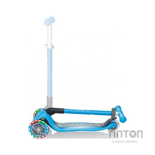 Самокат Globber Primo Foldable Lights Led блакитний (432-101-2)