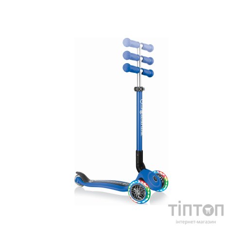 Самокат Globber Primo Foldable Lights Синій (432-100)