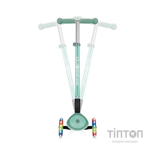 Самокат Globber Primo Foldable Plus Lights м'ятний (439-206)