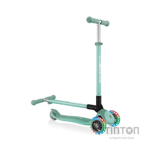 Самокат Globber Primo Foldable Plus Lights м'ятний (439-206)