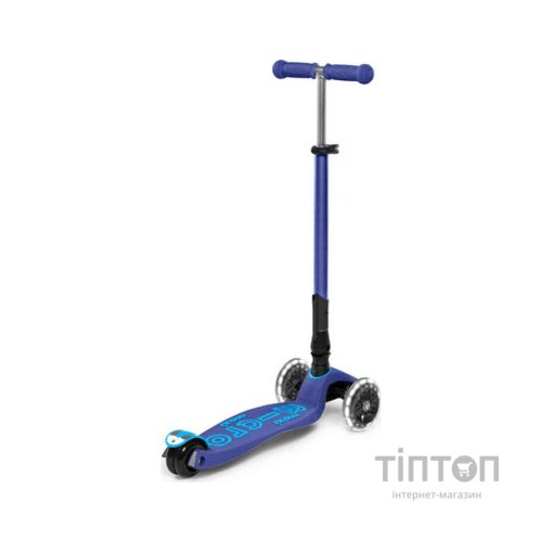 Самокат Micro Maxi Deluxe LED Темно-синій (MMD099)
