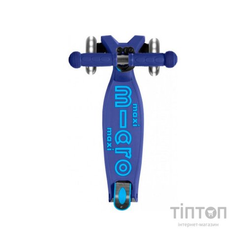 Самокат Micro Maxi Deluxe LED Темно-синій (MMD099)