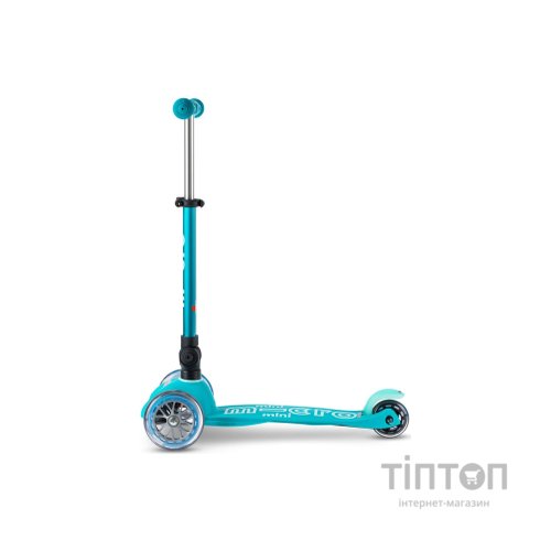 Самокат Micro Mini Deluxe Foldable Складний 3-х колісний Аква (MMD155)