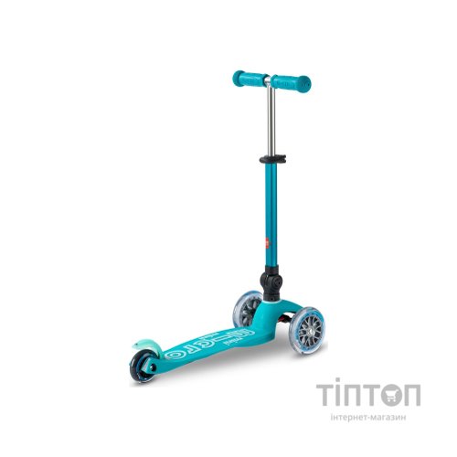 Самокат Micro Mini Deluxe Foldable Складний 3-х колісний Аква (MMD155)