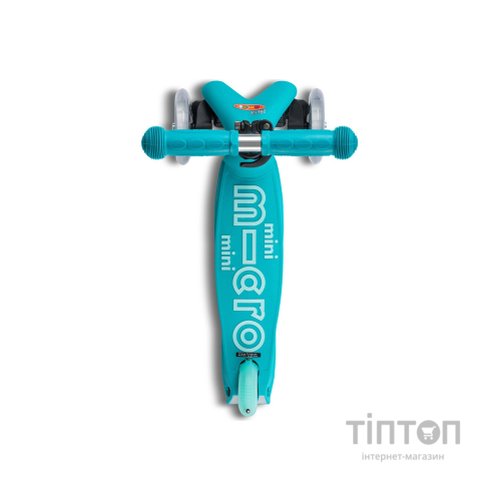 Самокат Micro Mini Deluxe Foldable Складний 3-х колісний Аква (MMD155)