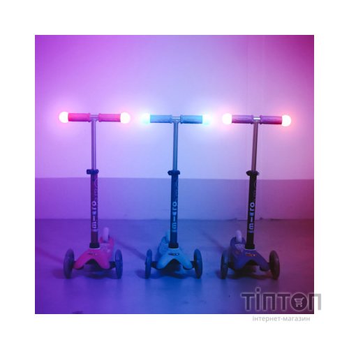 Самокат Micro Mini Deluxe Magic Pink LED (MMD130)