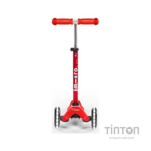 Самокат Micro Mini Deluxe Red LED (MMD052)