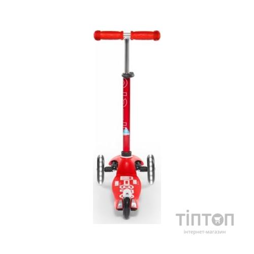 Самокат Micro Mini Deluxe Red LED (MMD052)