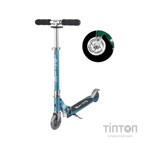 Самокат Micro Sprite Ocean blue LED (SA0210)