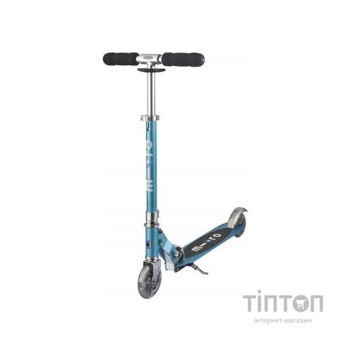 Самокат Micro Sprite Ocean blue LED (SA0210)