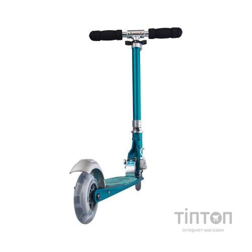 Самокат Micro Sprite Petrol stripe LED (SA0218)