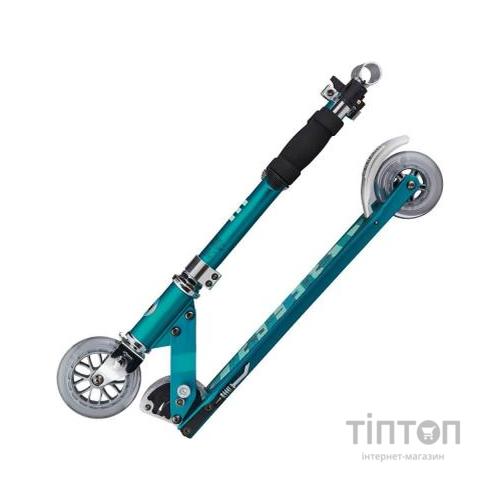 Самокат Micro Sprite Petrol stripe LED (SA0218)