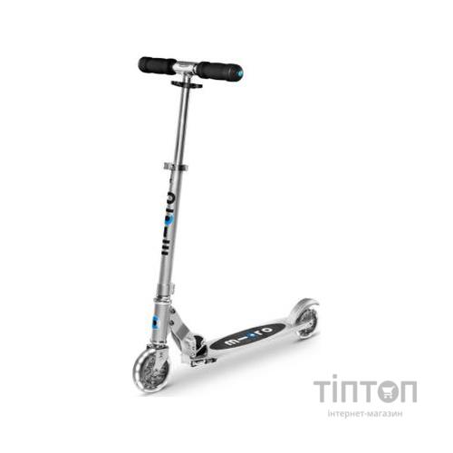 Самокат Micro Sprite Silver LED (SA0216)
