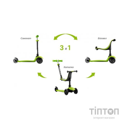 Самокат Miqilong Alamo Зелений (ALAMO-125-GREEN)