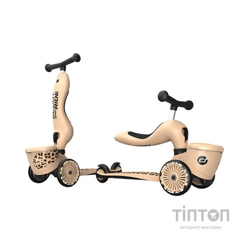Самокат Scoot&Ride Highwaykick-1 Lifestyle леопард (SR-210621-LEOPARD)