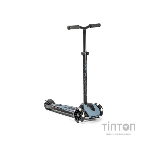 Самокат Scoot&Ride Highwaykick 5 LED Steel (SR-190117-STEEL)