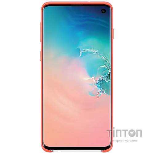Samsung Silicone Cover для Galaxy S10 (G973) [Berry Pink (EF-PG973THEGRU)]