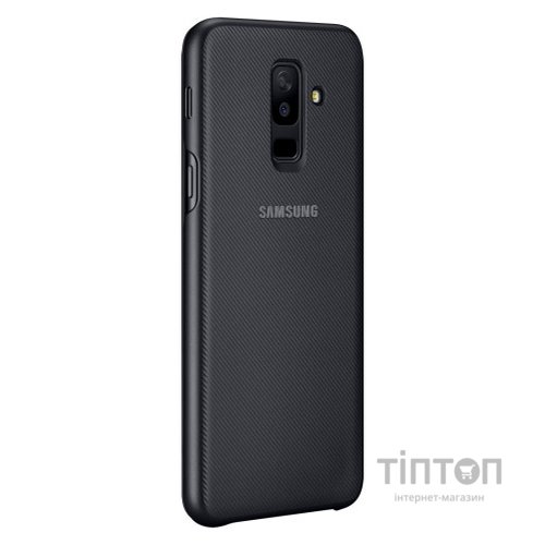 Samsung Wallet Cover для Galaxy A6+ (A605) [Black (EF-WA605CBEGRU)]