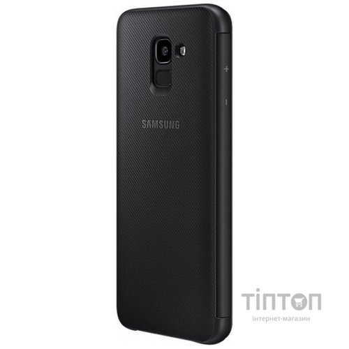 Samsung Wallet Cover для Galaxy J6 (J600) [Black (EF-WJ600CBEGRU)]