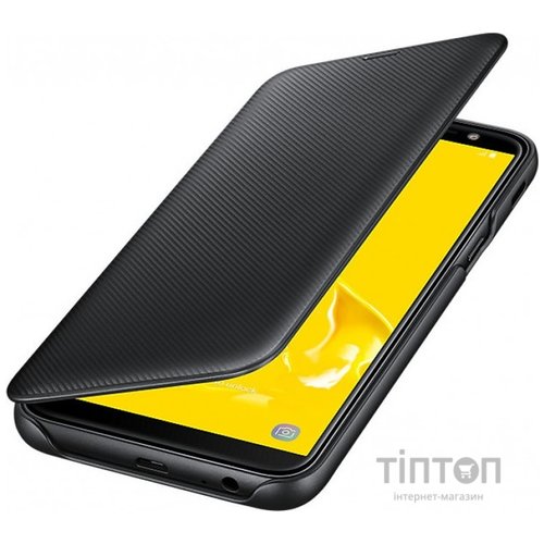 Samsung Wallet Cover для Galaxy J6 (J600) [Black (EF-WJ600CBEGRU)]