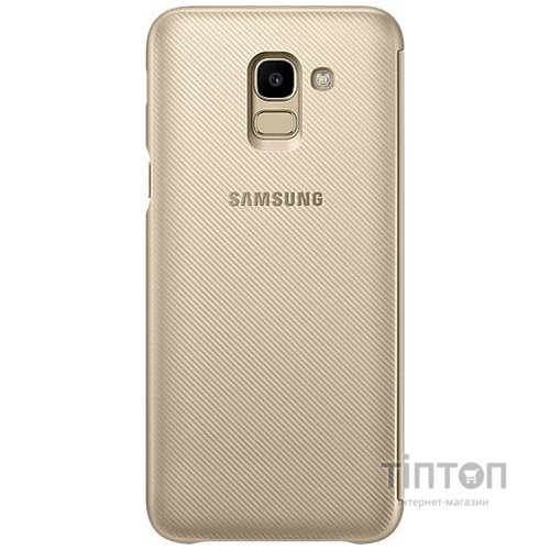 Samsung Wallet Cover для Galaxy J6 (J600) [Gold (EF-WJ600CFEGRU)]