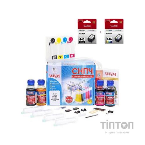 СБПЧ WWM Canon Pixma MG2440/MG2540 + Bk445/CL446 (IS.0131set)