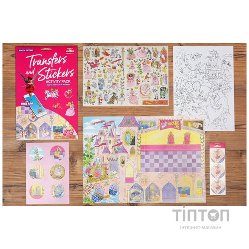 Набір для творчості Scribble down Набір перевідних наклейок з онлайн додатком Казка про принце (SD/21)