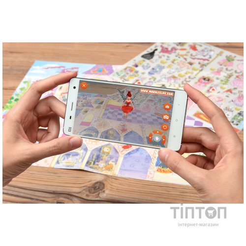 Набір для творчості Scribble down Набір перевідних наклейок з онлайн додатком Казка про принце (SD/21)