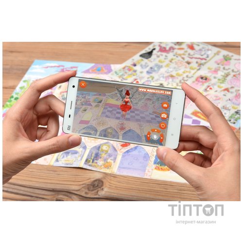 Набір для творчості Scribble down Набір перевідних наклейок з онлайн додатком Казка про принце (SD/21)