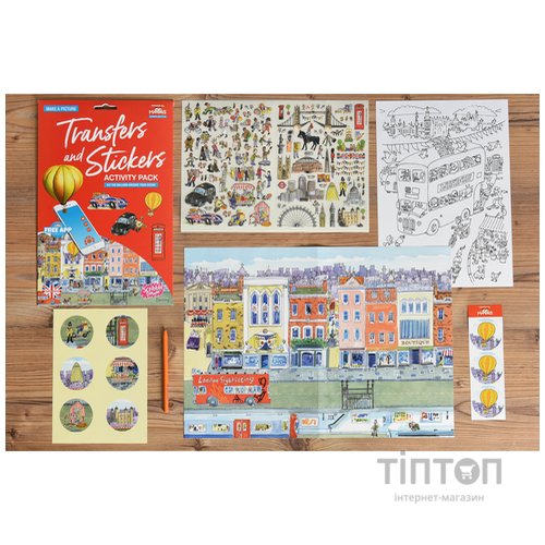 Набір для творчості Scribble down Набір перевідних наклейок з онлайн додатком Лондон (SD/19)