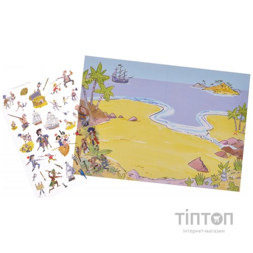 Набір для творчості Scribble down Перевідні наклейки Піратські скарби (SD/04)