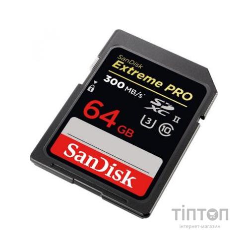 SD SanDisk 64GB SDXC C10 UHS-II R300/W260MB/s