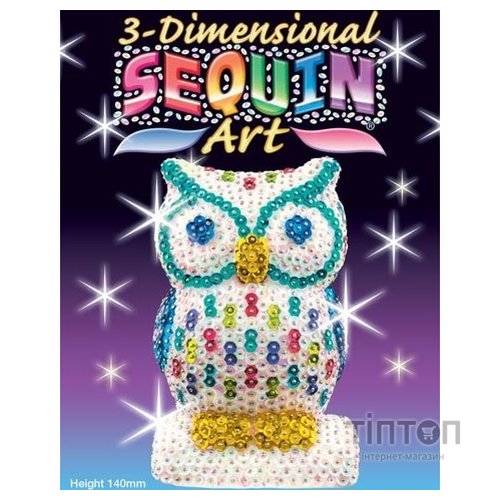 Набір для творчості Sequin Art 3D New Owl (SA1409)