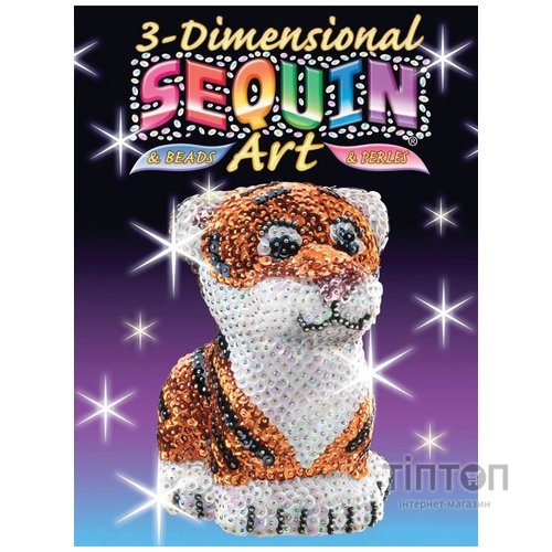 Набір для творчості Sequin Art 3D Tiger (SA1122)