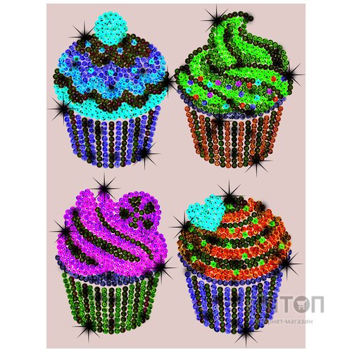 Набір для творчості Sequin Art BLUE Cupcakes (SA1130)