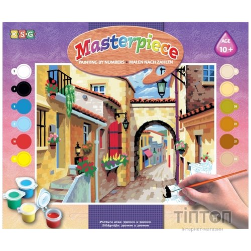 Набір для творчості Sequin Art AINTING BY NUMBERS SENIOR A Quiet Street (SA0129)