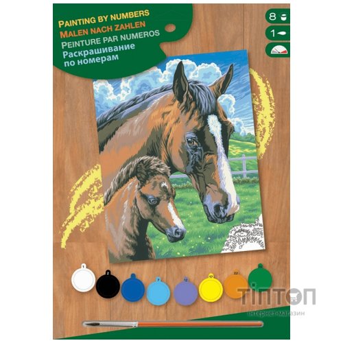 Набір для творчості Sequin Art PAINTING BY NUMBERS JUNIOR Horse and Foal (SA0030)
