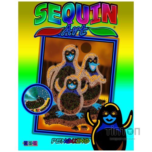 Набір для творчості Sequin Art RED Pepino Penguins (SA1503)