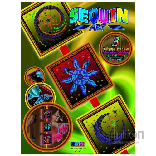 Набір для творчості Sequin Art SEASONS Cosmic ,Sun,Moon and Stars (SA1511)