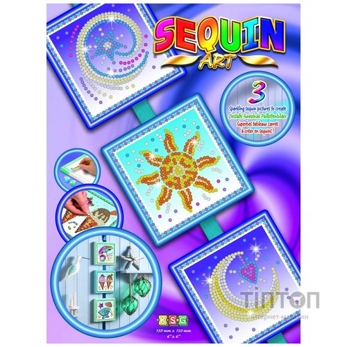 Набір для творчості Sequin Art SEASONS Cosmic ,Sun,Moon and Stars (SA1511)