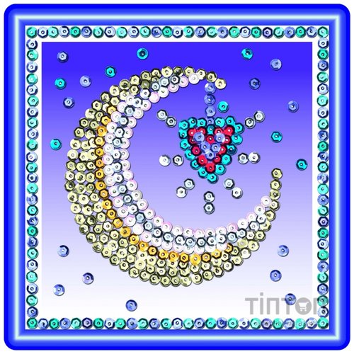 Набір для творчості Sequin Art SEASONS Cosmic ,Sun,Moon and Stars (SA1511)