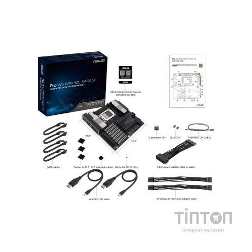 Серверна материнська плата ASUS PRO WS WRX90E-SAGE SE sTR5 WRX90 8xDDR5 M.2 EEB (90MB1FW0-M0EAY0)