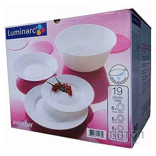 Сервіз LUMINARC EVERYDAY 19пр. G0567