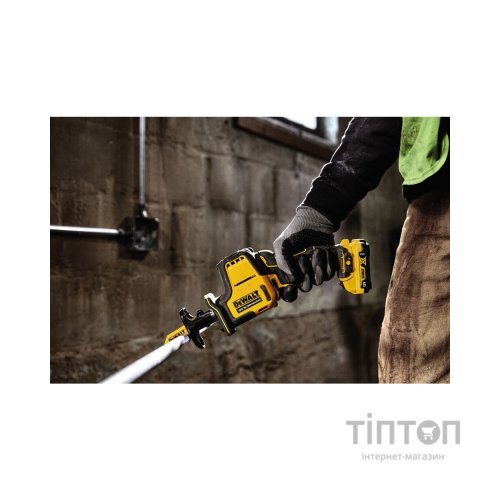 Шабельна пила DeWALT 10.8/12В XR Li-lon, 0 – 2800 хід/хв, 1.38 кг, (без АКБ та ЗП) (DCS312N)